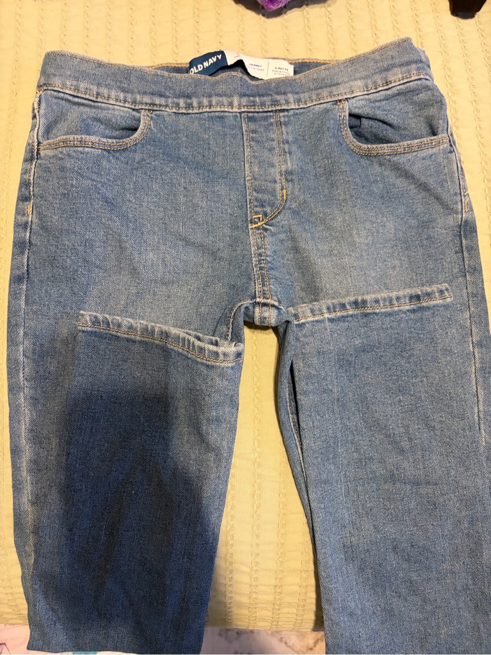 Old Navy Girls Medium Blue Straight-Leg Jeans